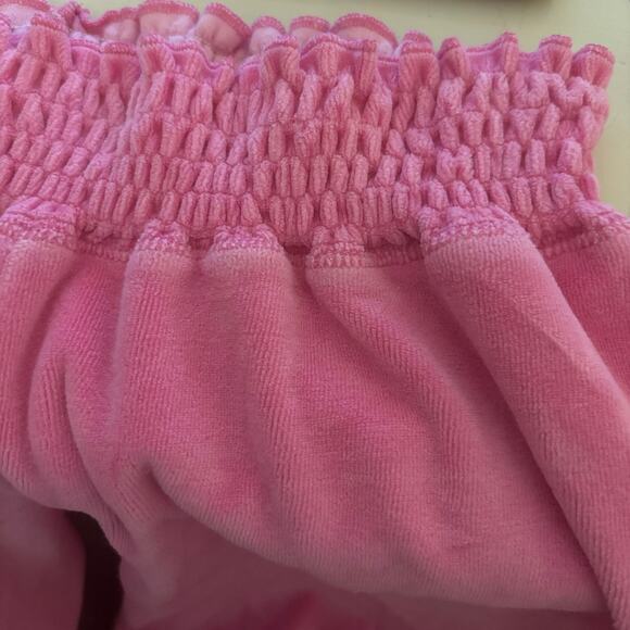 Vintage Y2k Self Esteem High Waisted Flare Velour Sweatpants Pink Size Medium - Picture 8 of 9